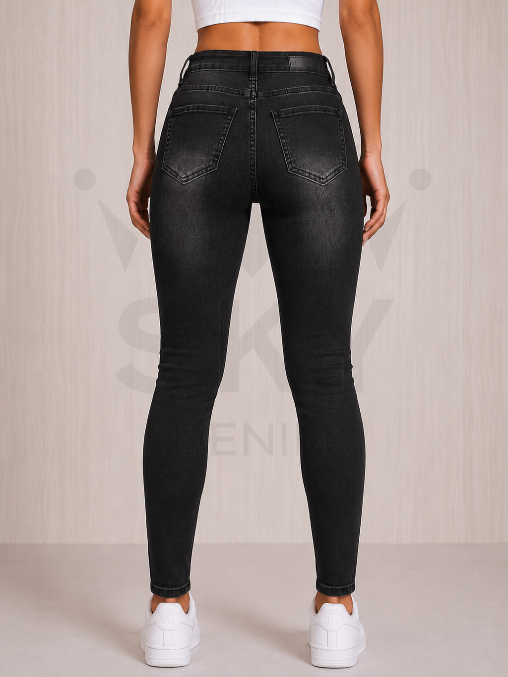 SKINNY NEGRO PEDRERIA A254N-2A-2