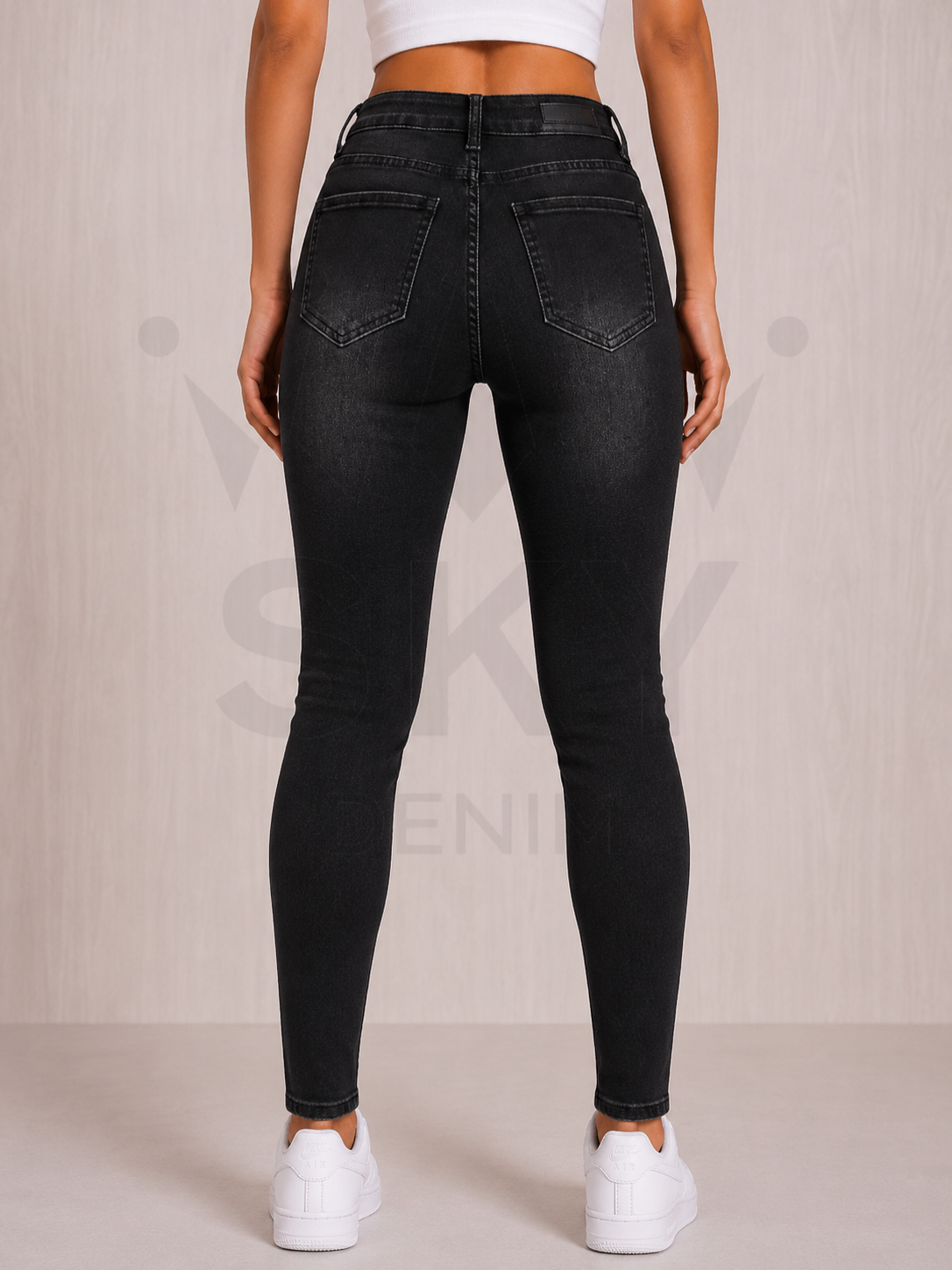 SKINNY NEGRO PEDRERIA A254N-2A-2