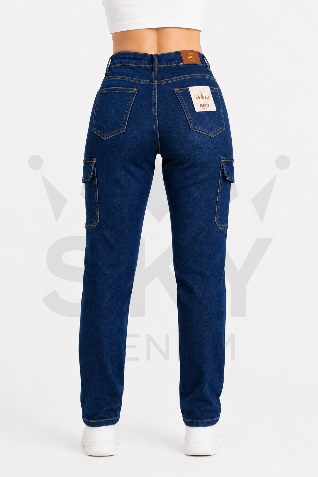 NIÑA CARGO SKYJEANS PEDRERÍA